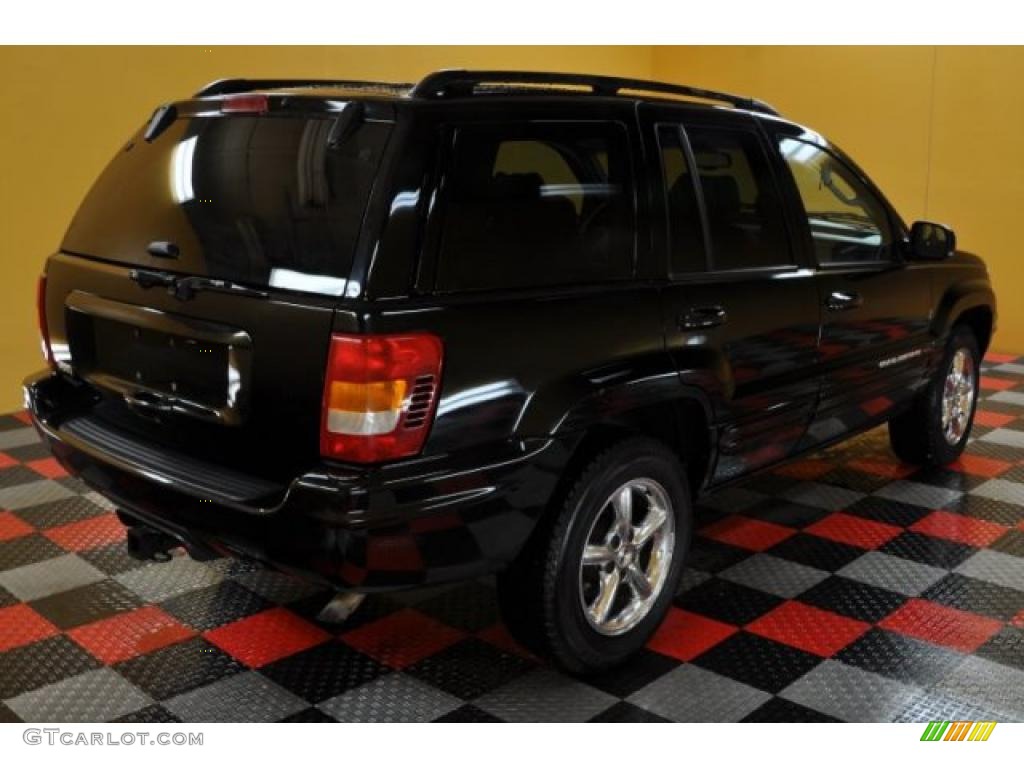 2002 Grand Cherokee Limited 4x4 - Black / Dark Slate Gray photo #4