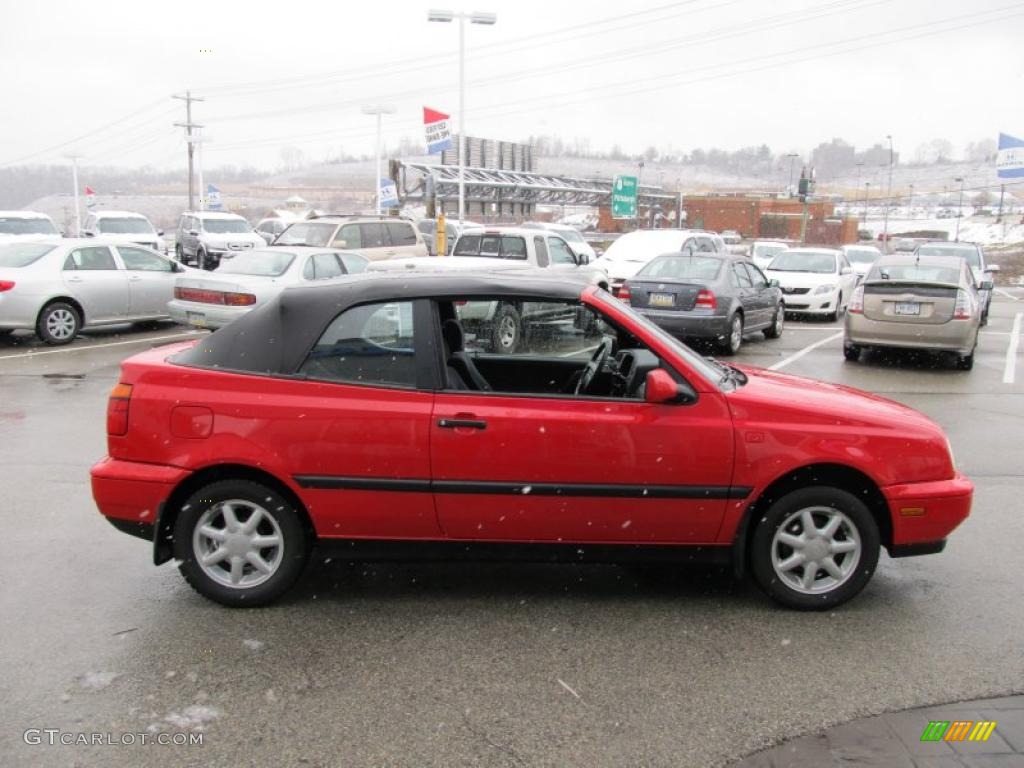 Flash Red 1995 Volkswagen Cabrio Standard Cabrio Model Exterior Photo #40862293