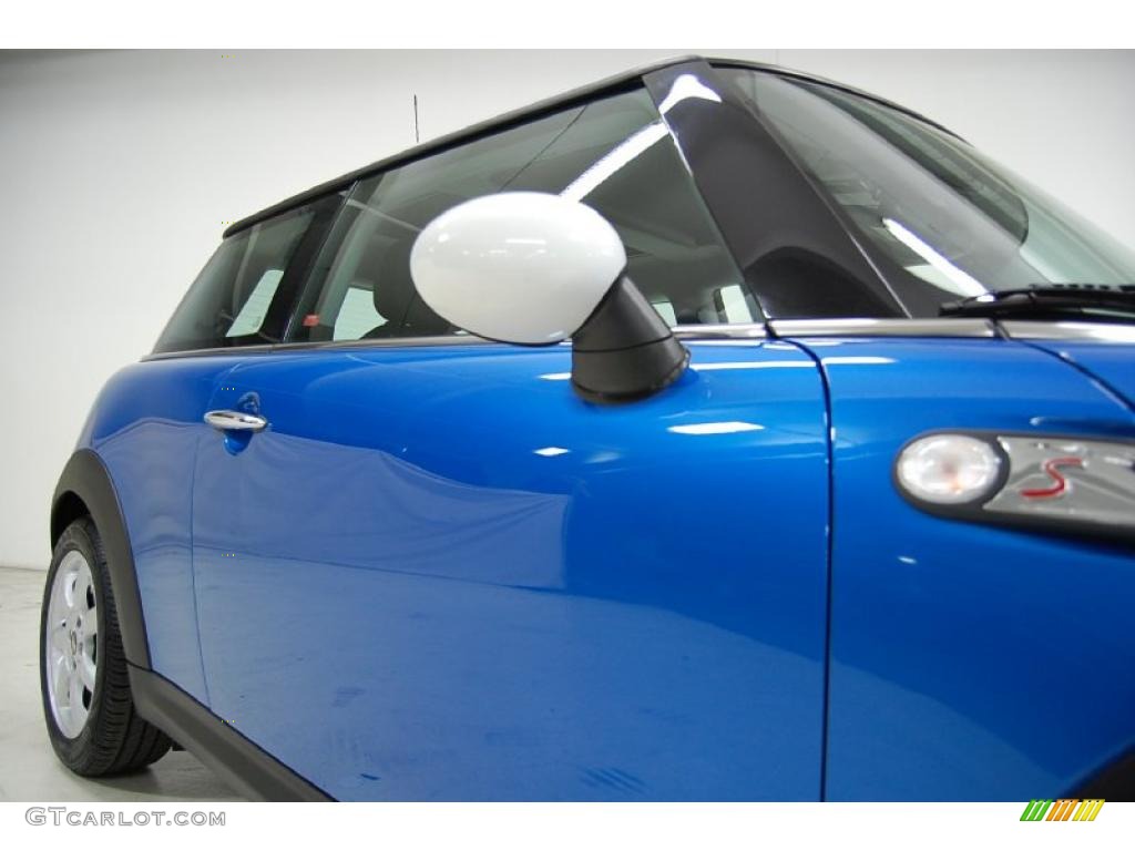 2009 Cooper S Hardtop - Laser Blue Metallic / Black/Grey photo #4