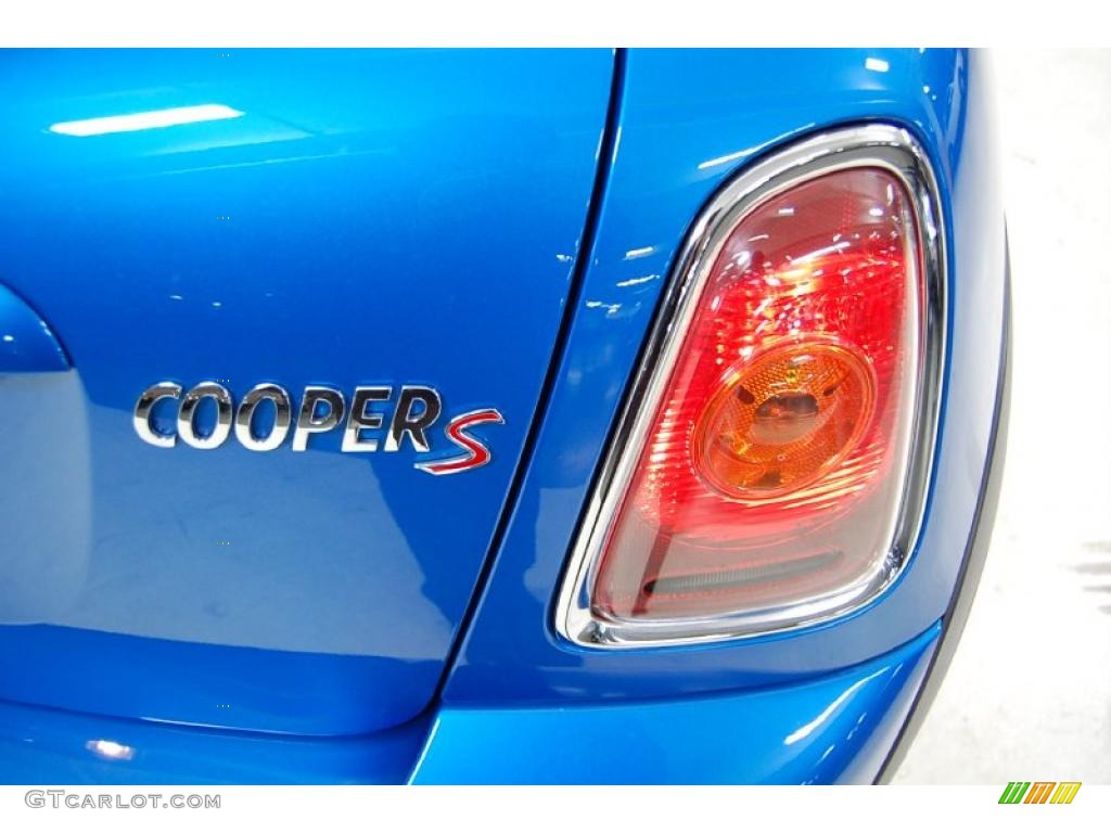 2009 Cooper S Hardtop - Laser Blue Metallic / Black/Grey photo #8