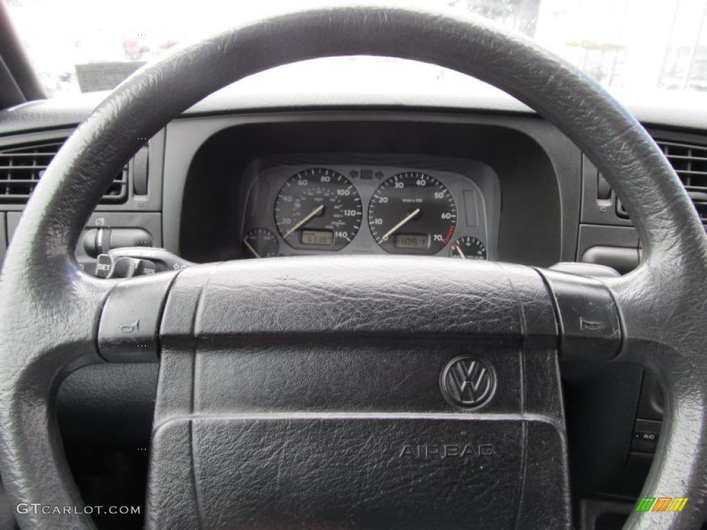 1995 Volkswagen Cabrio Standard Cabrio Model Gray Steering Wheel Photo #40862397