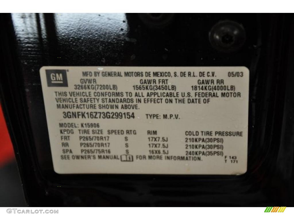 2003 Suburban 1500 Z71 4x4 - Black / Tan/Neutral photo #9