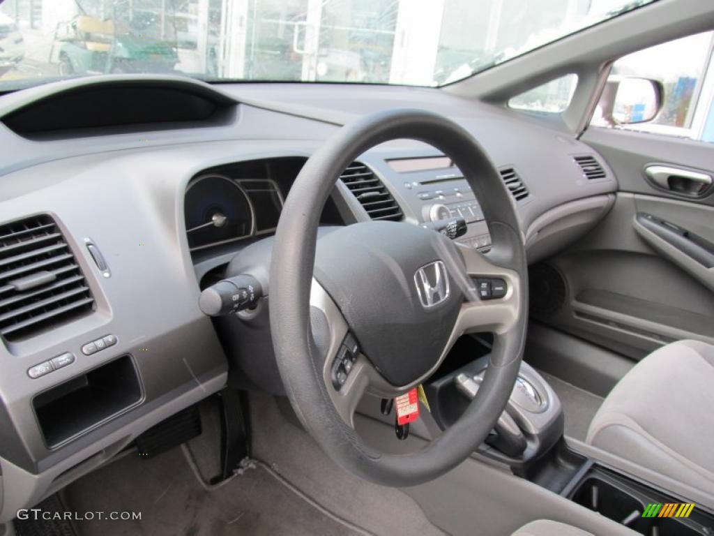 Gray Interior 2006 Honda Civic EX Sedan Photo #40863093