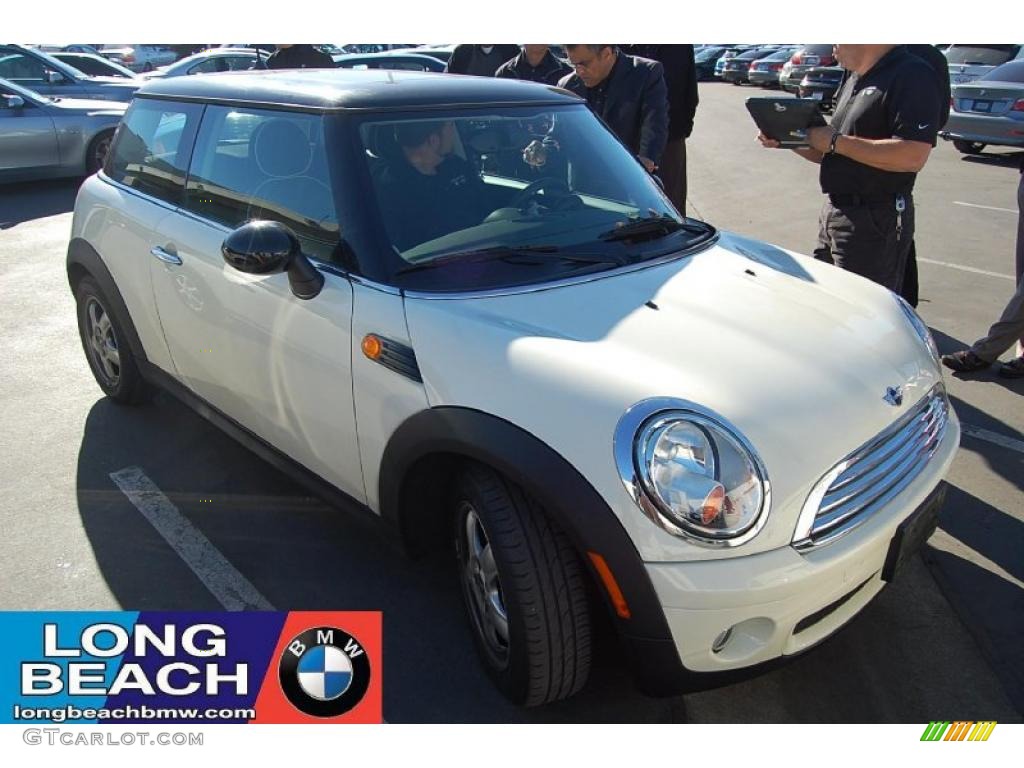 2008 Cooper Hardtop - Pepper White / Lounge Carbon Black photo #1