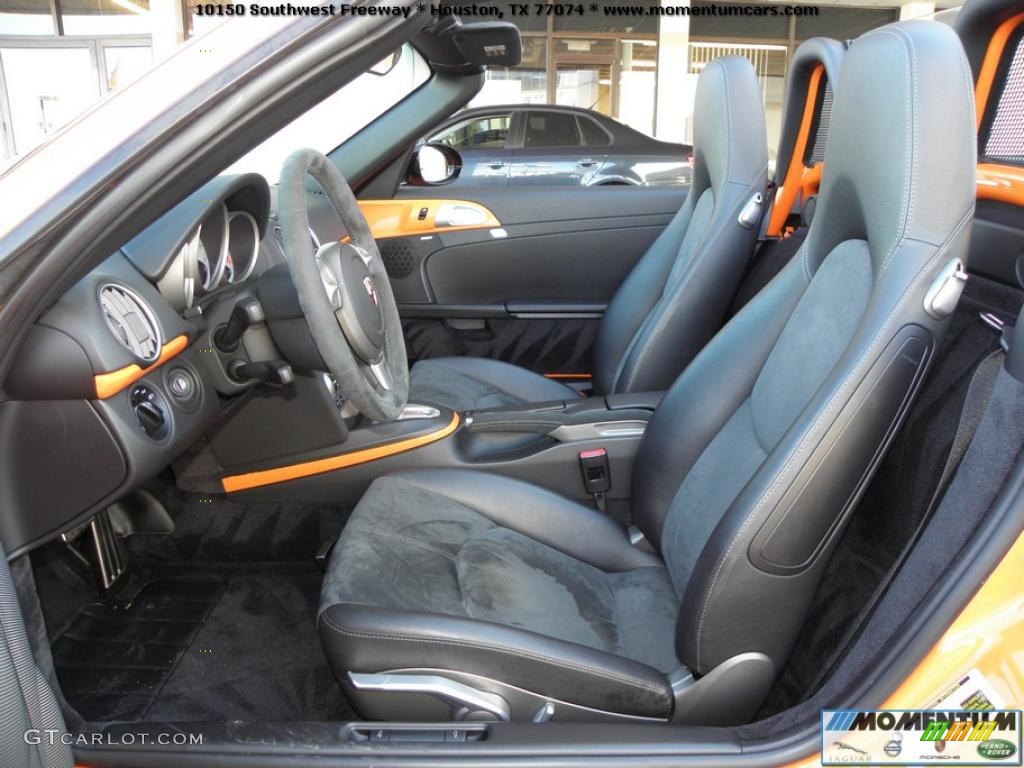 2008 Boxster S Limited Edition - Orange / Black w/ Alcantara Seat Inlay photo #5