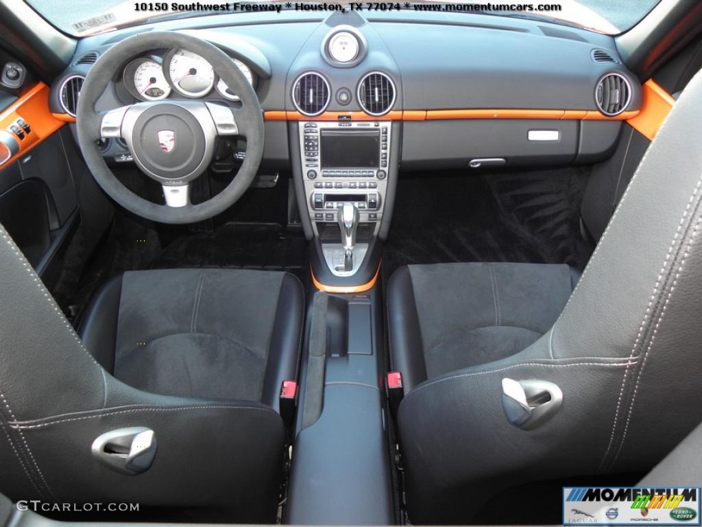 2008 Boxster S Limited Edition - Orange / Black w/ Alcantara Seat Inlay photo #11