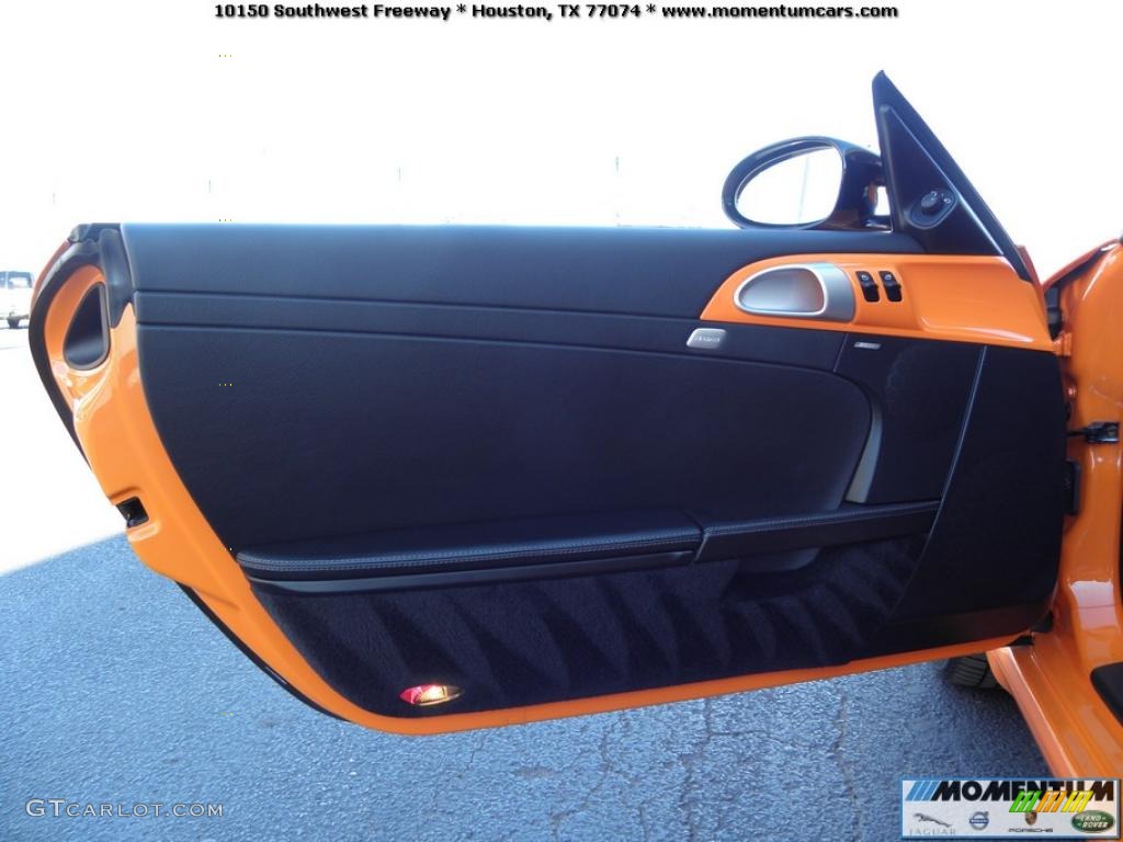 2008 Boxster S Limited Edition - Orange / Black w/ Alcantara Seat Inlay photo #24