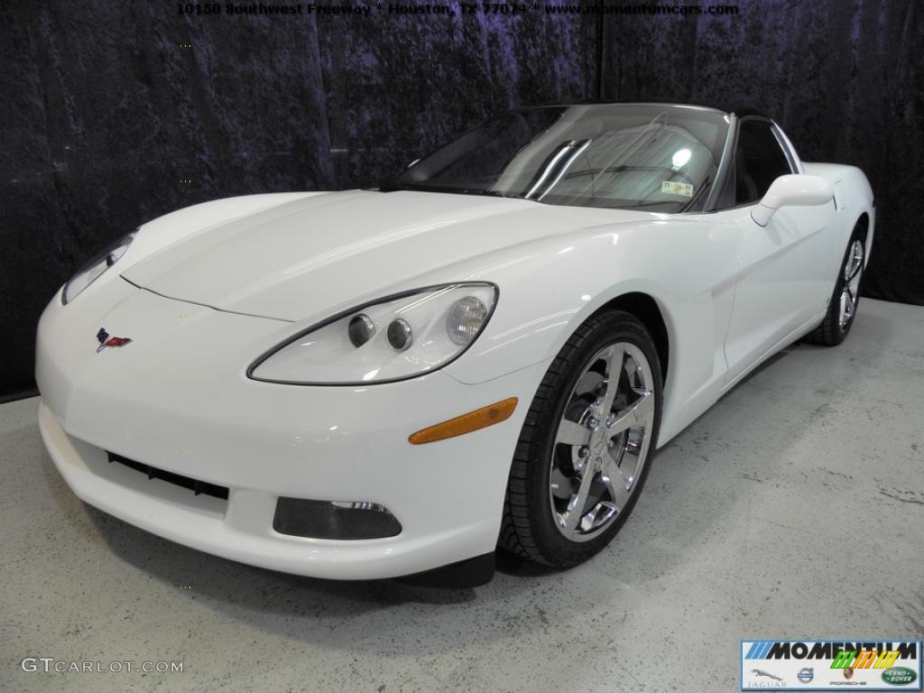 Arctic White 2009 Chevrolet Corvette Coupe Exterior Photo #40865689