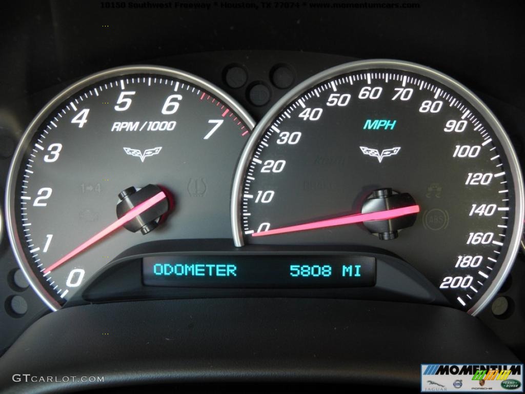 2009 Chevrolet Corvette Coupe Gauges Photo #40865749