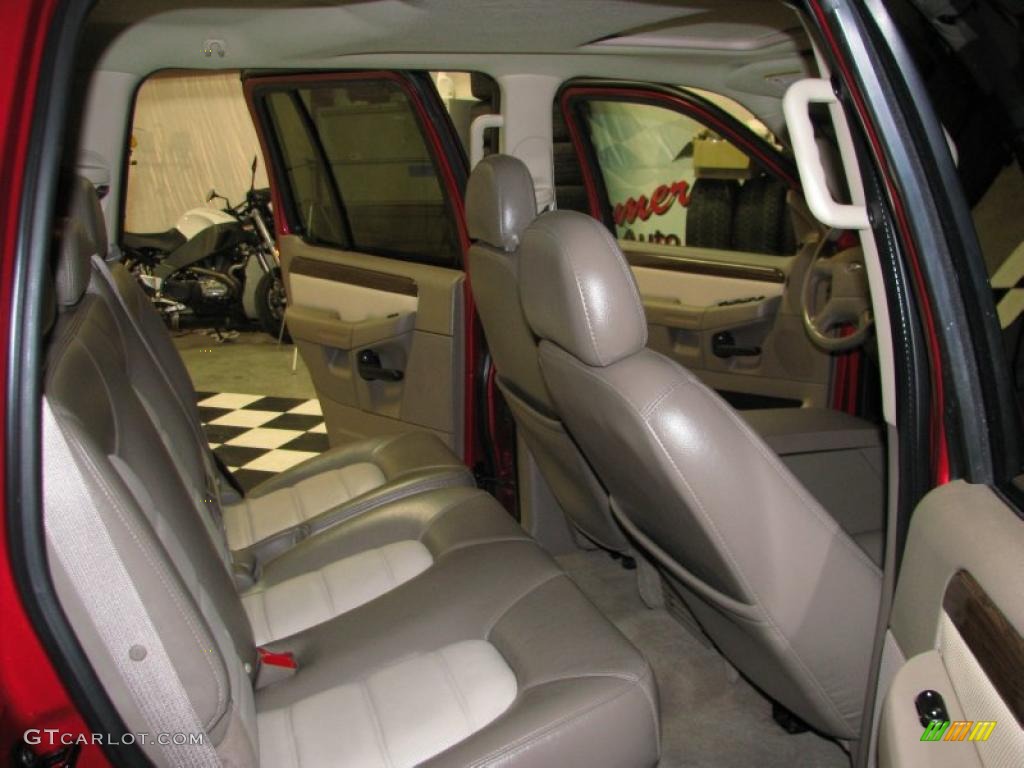 2004 Explorer Eddie Bauer 4x4 - Redfire Metallic / Medium Parchment photo #17