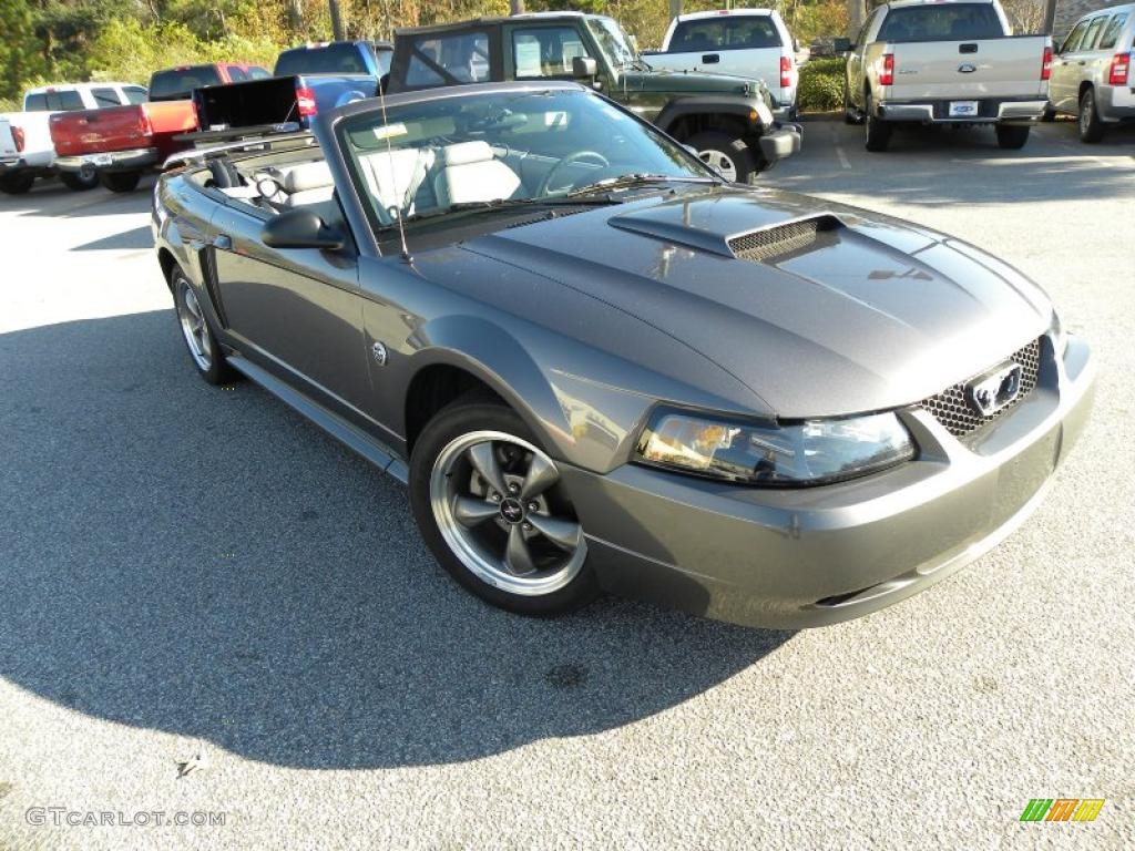 2004 Mustang GT Convertible - Dark Shadow Grey Metallic / Medium Graphite photo #1