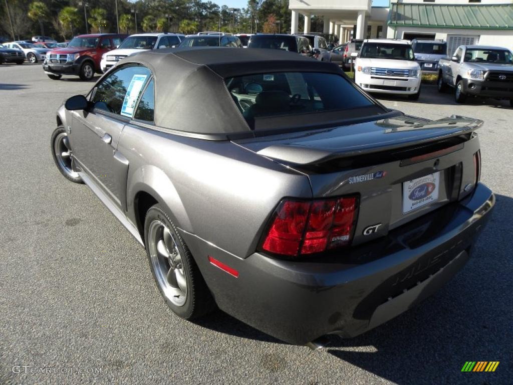 Dark Shadow Grey Metallic 2004 Ford Mustang GT Convertible Exterior Photo #40867187
