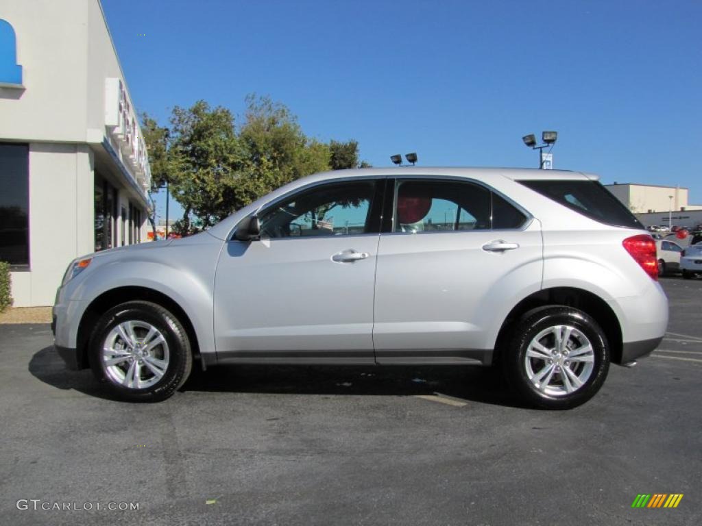 Silver Ice Metallic 2011 Chevrolet Equinox LS Exterior Photo #40867435