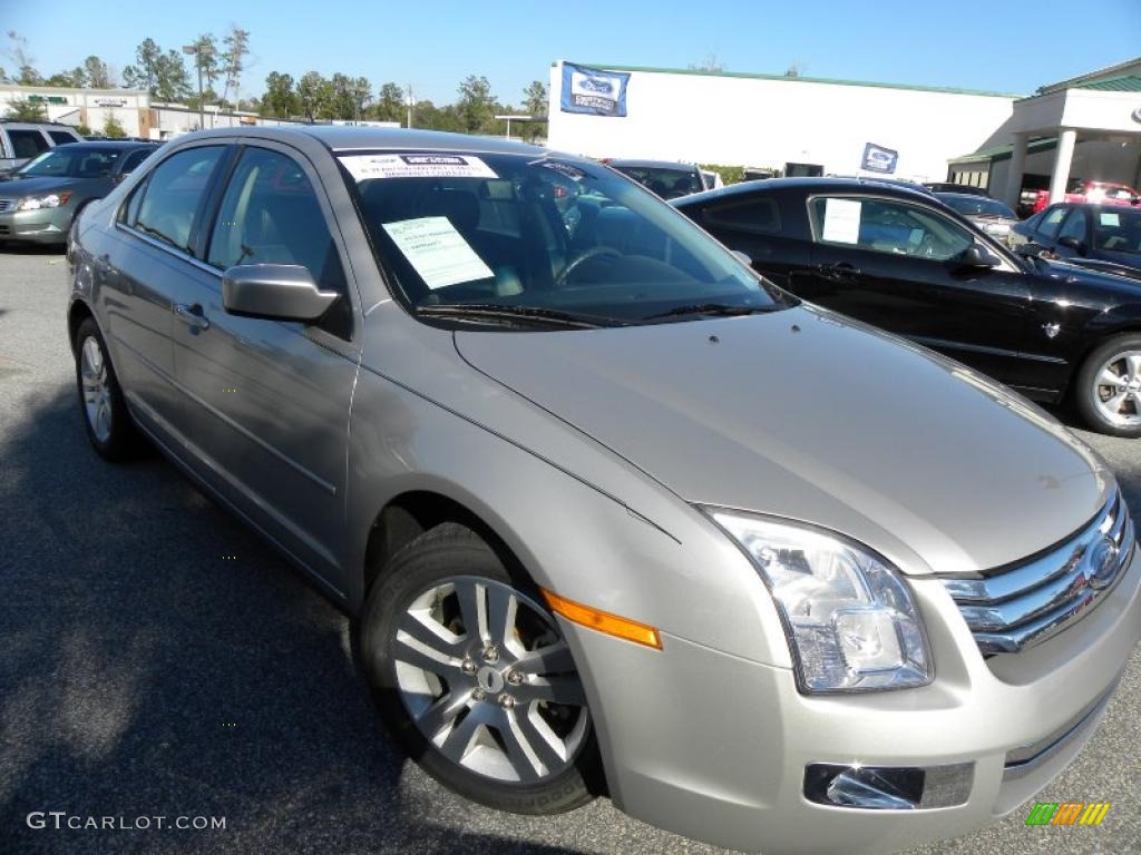 2008 Fusion SEL V6 - Silver Birch Metallic / Charcoal Black photo #1