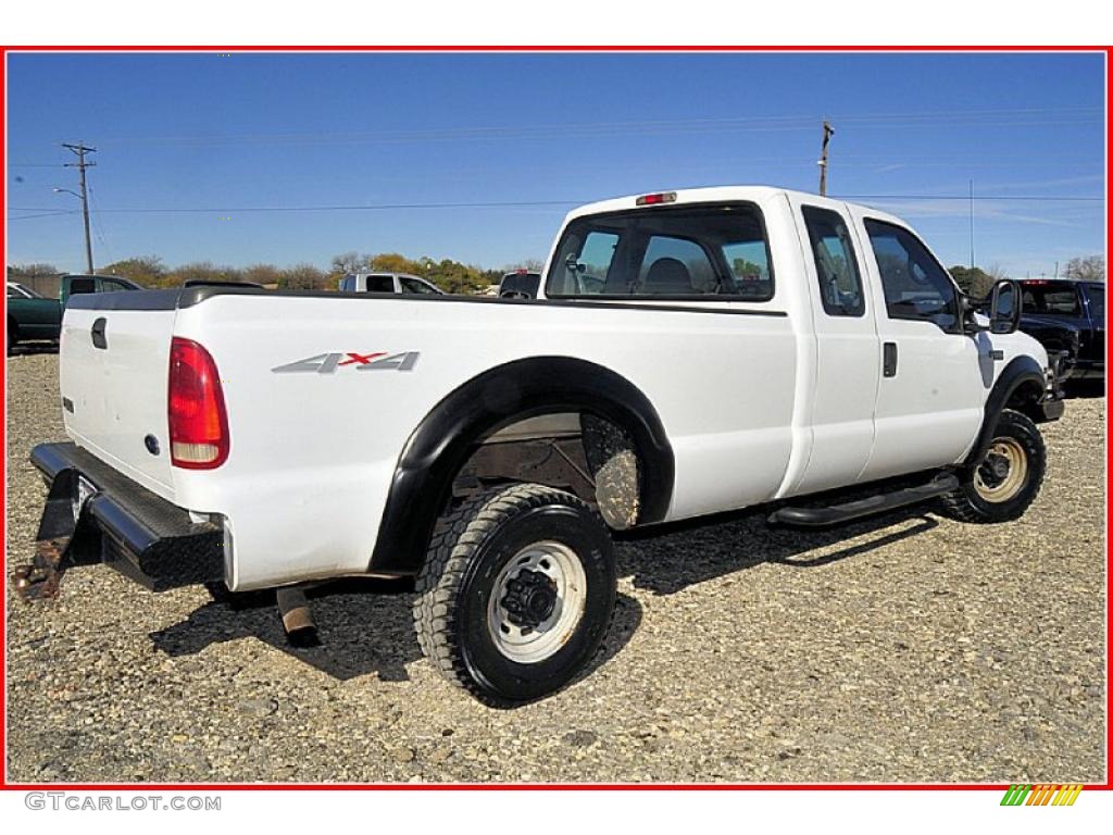 1999 F250 Super Duty XL Extended Cab 4x4 - Oxford White / Medium Graphite photo #8