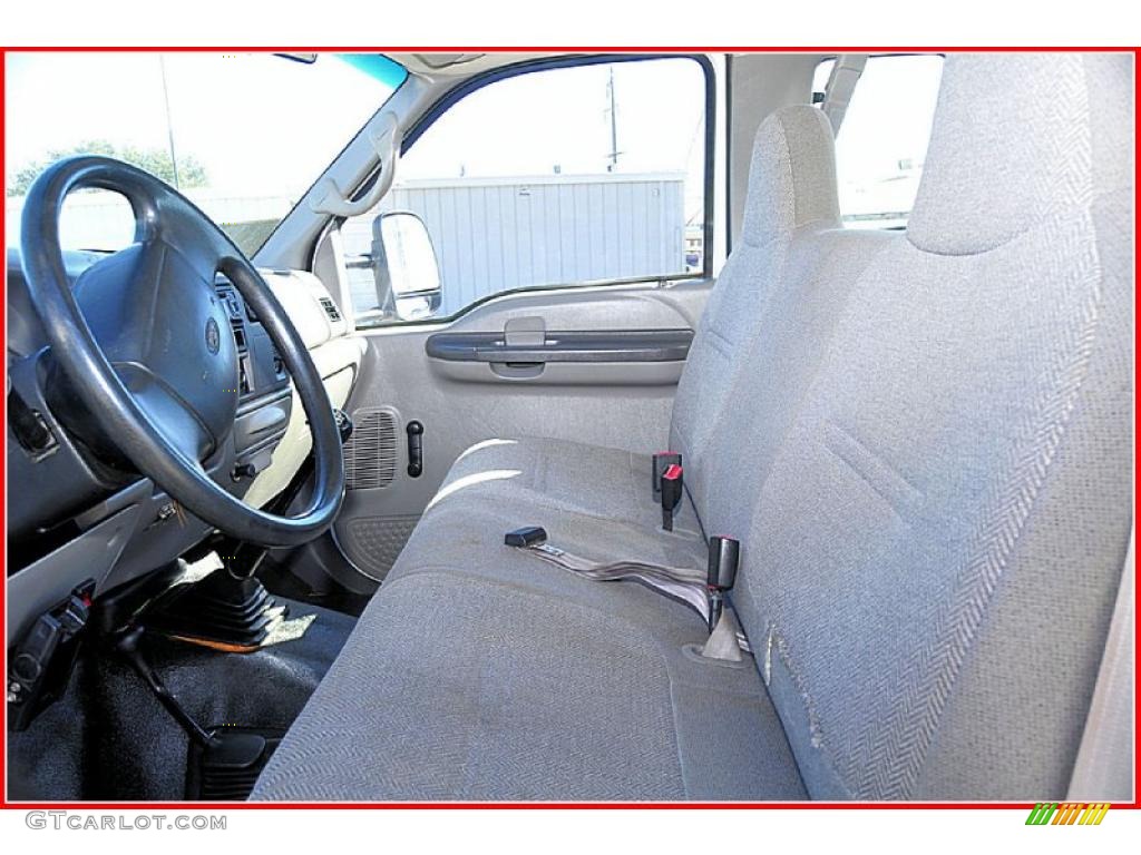 Medium Graphite Interior 1999 Ford F250 Super Duty XL Extended Cab 4x4 Photo #40868804