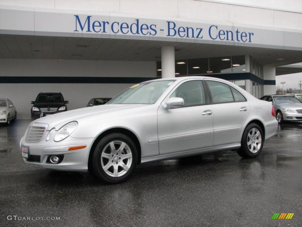 2008 E 320 BlueTEC Sedan - Iridium Silver Metallic / Ash photo #1