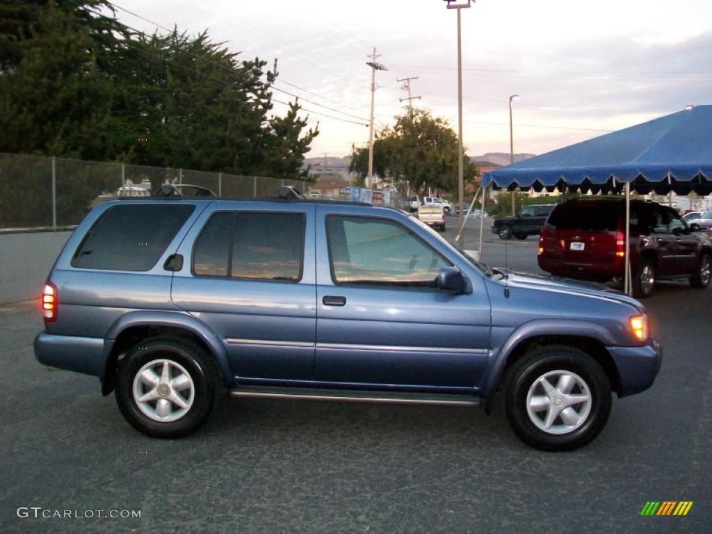 Bayshore Blue Metallic 2001 Nissan Pathfinder LE 4x4 Exterior Photo #40869074