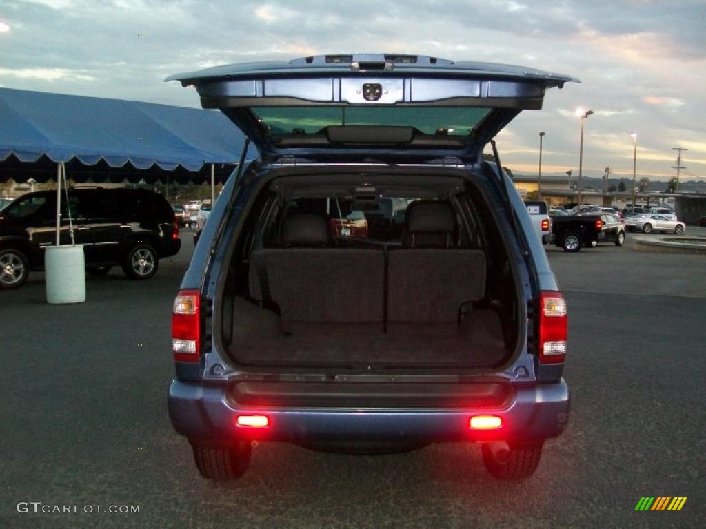 2001 Pathfinder LE 4x4 - Bayshore Blue Metallic / Charcoal photo #5