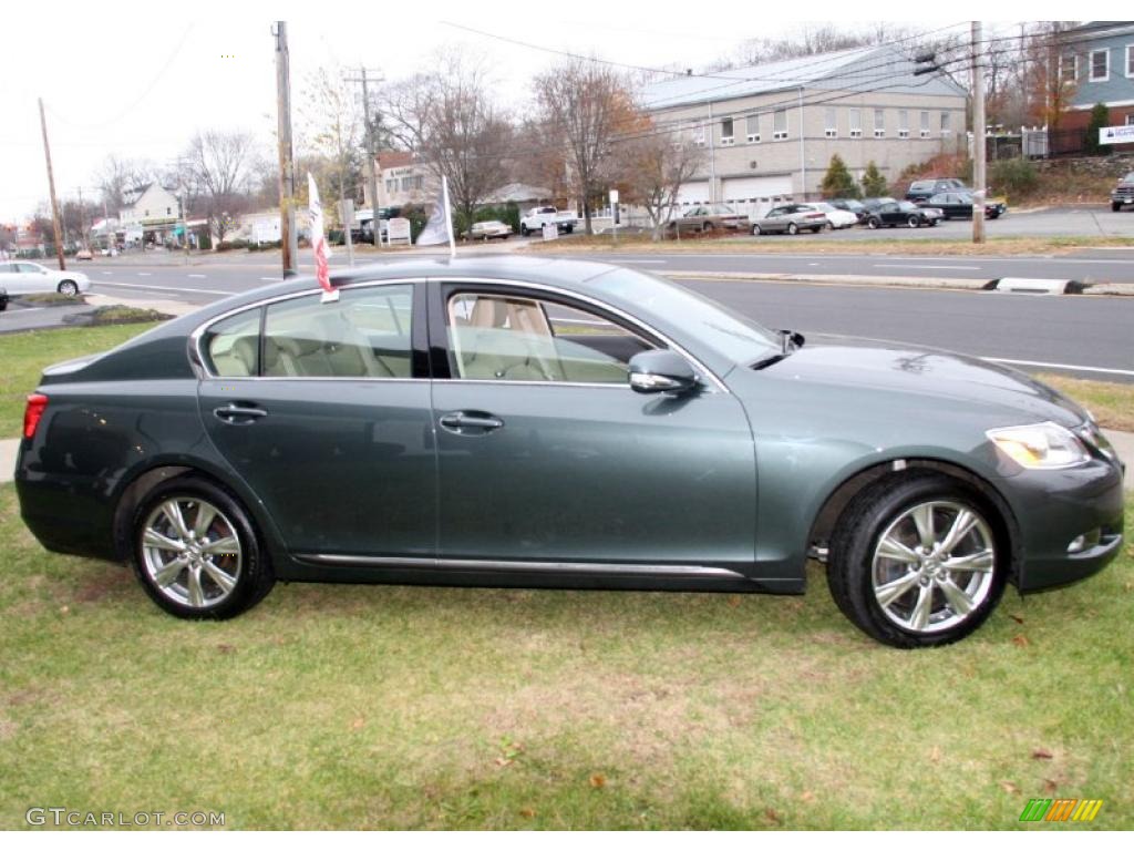 2008 GS 350 AWD - Verdegris Green Mica / Cashmere photo #4
