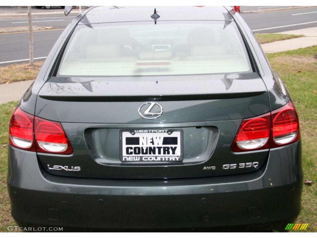 2008 GS 350 AWD - Verdegris Green Mica / Cashmere photo #6
