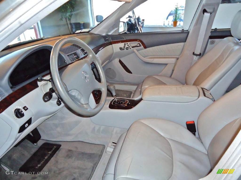 Ash Interior 2002 Mercedes-Benz S 500 Sedan Photo #40870674