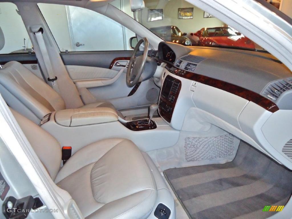 Ash Interior 2002 Mercedes-Benz S 500 Sedan Photo #40870694