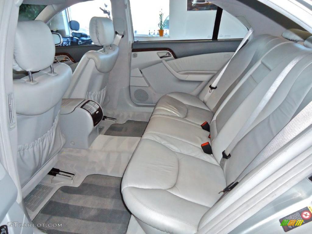 Ash Interior 2002 Mercedes-Benz S 500 Sedan Photo #40870826