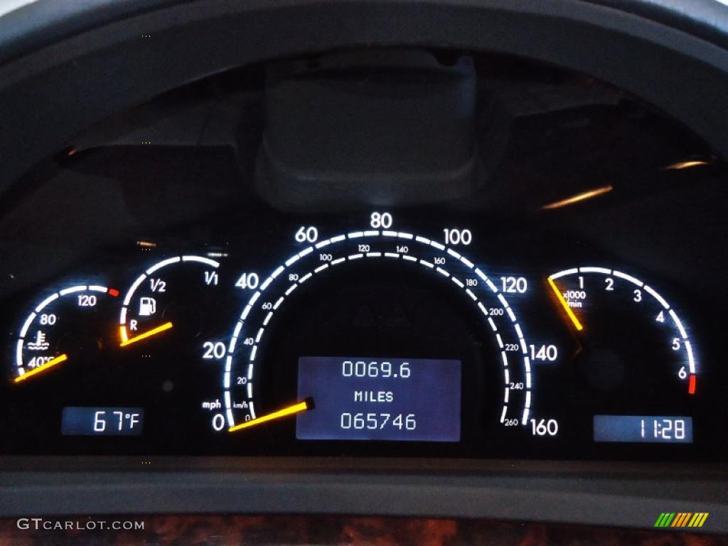 2002 Mercedes-Benz S 500 Sedan Gauges Photos
