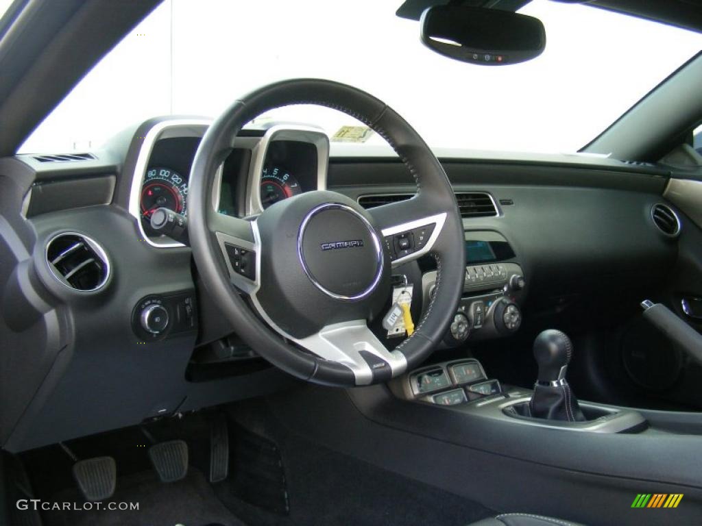 2010 Camaro SS/RS Coupe - Imperial Blue Metallic / Black photo #22