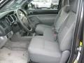  2011 Tacoma Regular Cab 4x4 Graphite Gray Interior