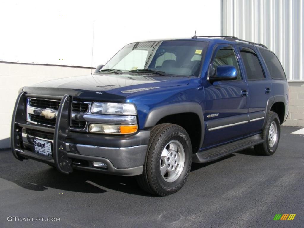 2003 Tahoe LT 4x4 - Indigo Blue Metallic / Gray/Dark Charcoal photo #1