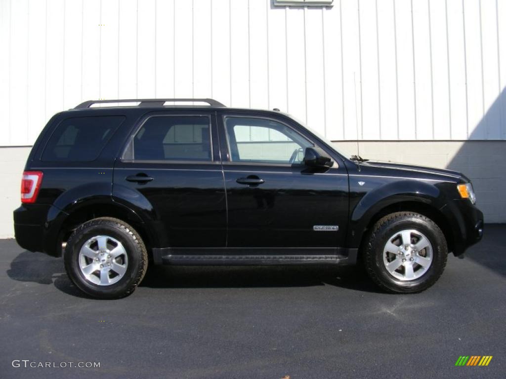 Black 2008 Ford Escape Limited 4WD Exterior Photo #40873386