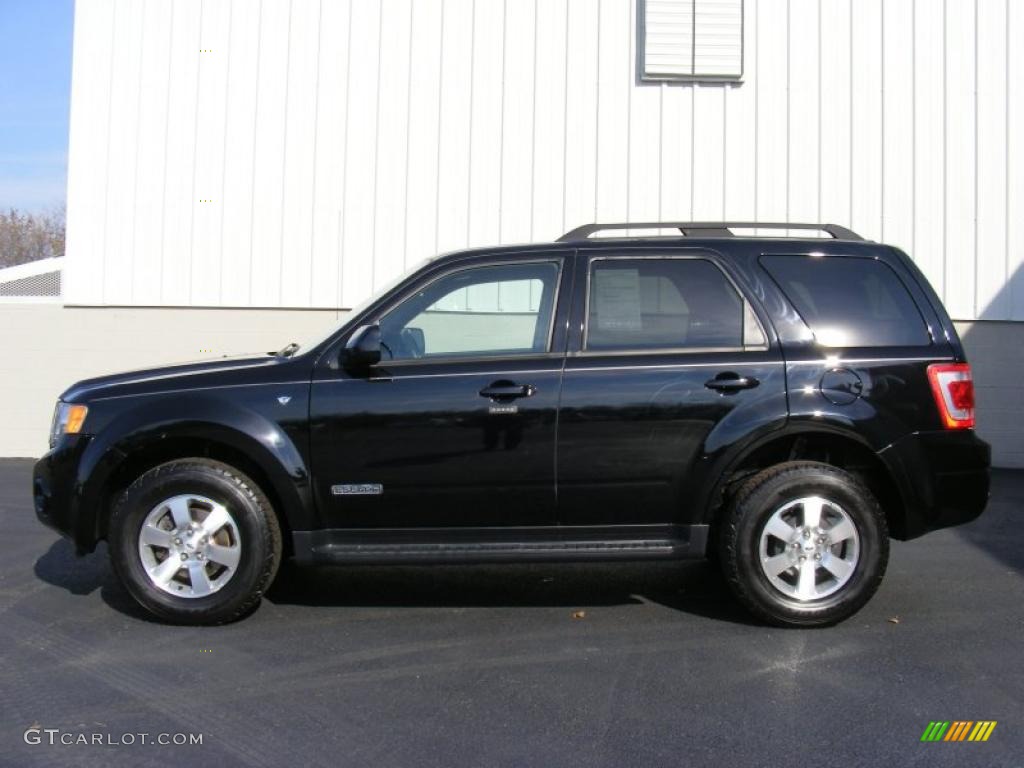 Black 2008 Ford Escape Limited 4WD Exterior Photo #40873450