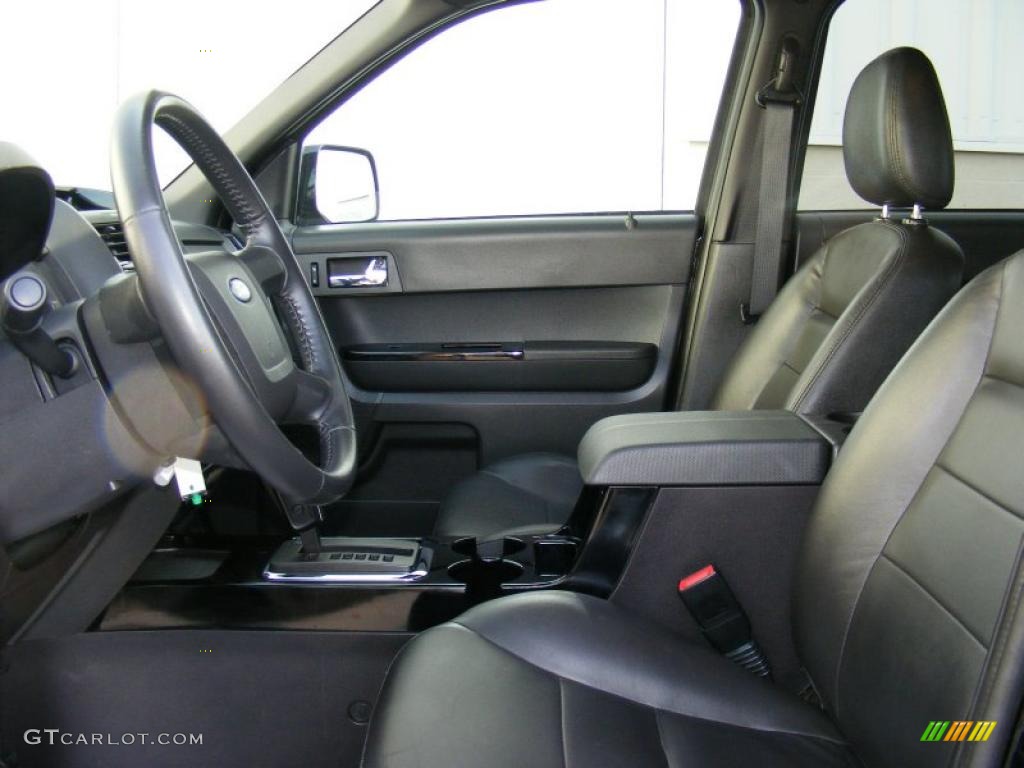 Charcoal Interior 2008 Ford Escape Limited 4wd Photo