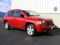 Inferno Red Crystal Pearl 2010 Jeep Compass Sport 4x4 Exterior
