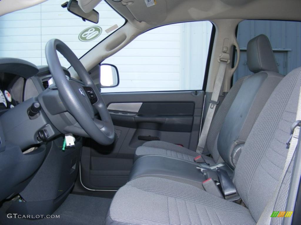 Medium Slate Gray Interior 2008 Dodge Ram 1500 Big Horn Edition Quad Cab 4x4 Photo #40875202