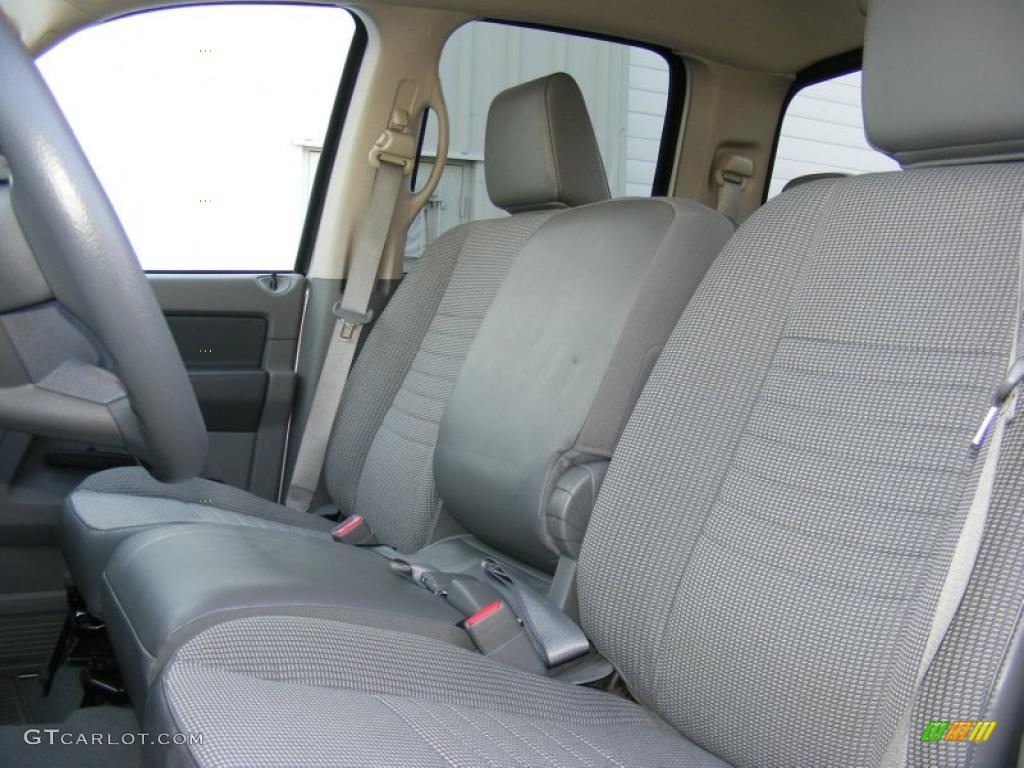 Medium Slate Gray Interior 2008 Dodge Ram 1500 Big Horn Edition Quad Cab 4x4 Photo #40875222