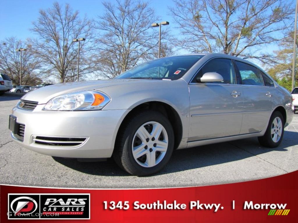 2007 Impala LS - Silverstone Metallic / Ebony Black photo #1