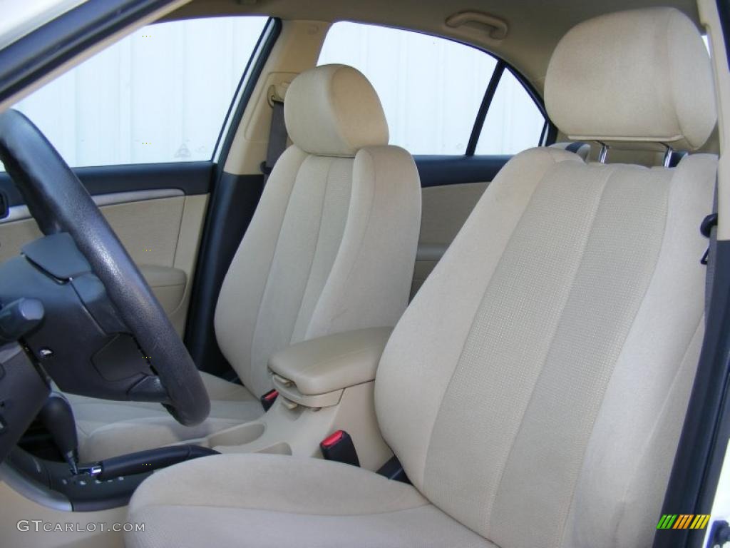 2010 Sonata GLS - Pearl White / Camel photo #18