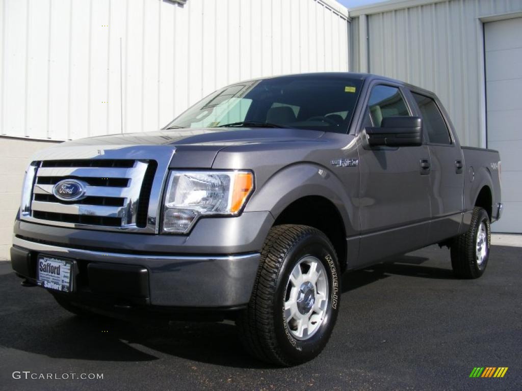 Sterling Grey Metallic 2010 Ford F150 XLT SuperCrew 4x4 Exterior Photo #40876242