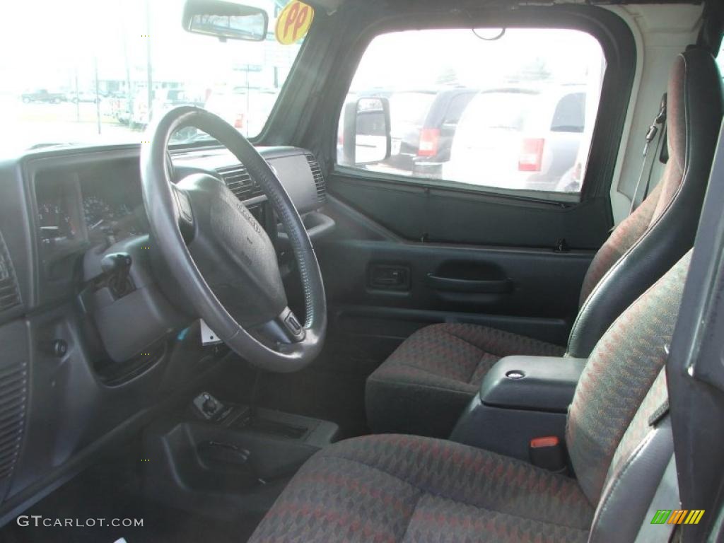 Agate Interior 1999 Jeep Wrangler SE 4x4 Photo #40876294