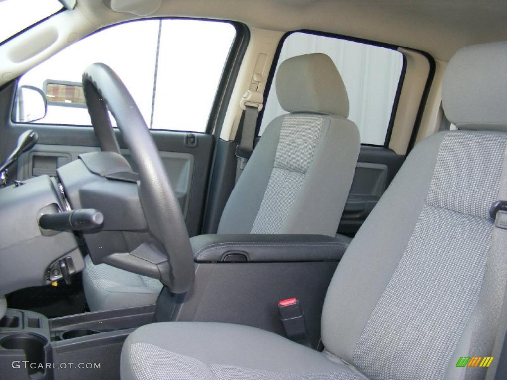 Dark Slate Gray/Medium Slate Gray Interior 2010 Dodge Dakota Big Horn Crew Cab 4x4 Photo #40877042