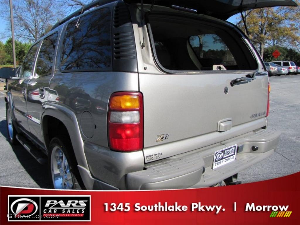 2001 Tahoe LS 4x4 - Light Pewter Metallic / Tan/Neutral photo #9