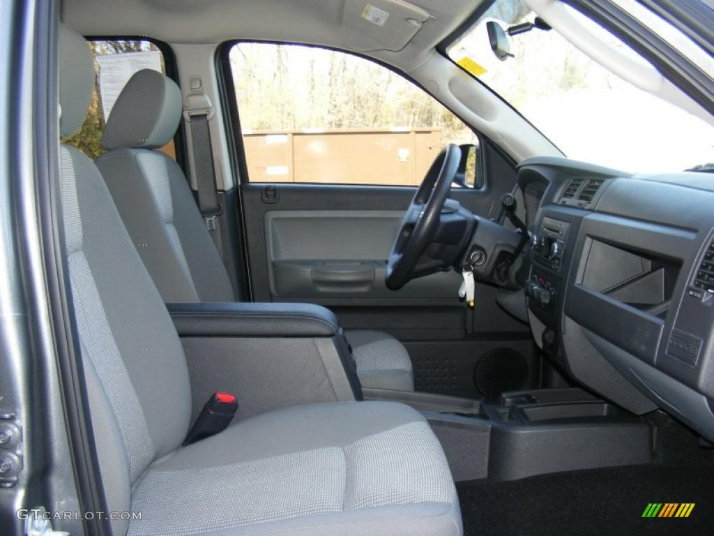 2010 Dakota Big Horn Crew Cab 4x4 - Mineral Gray Metallic / Dark Slate Gray/Medium Slate Gray photo #29