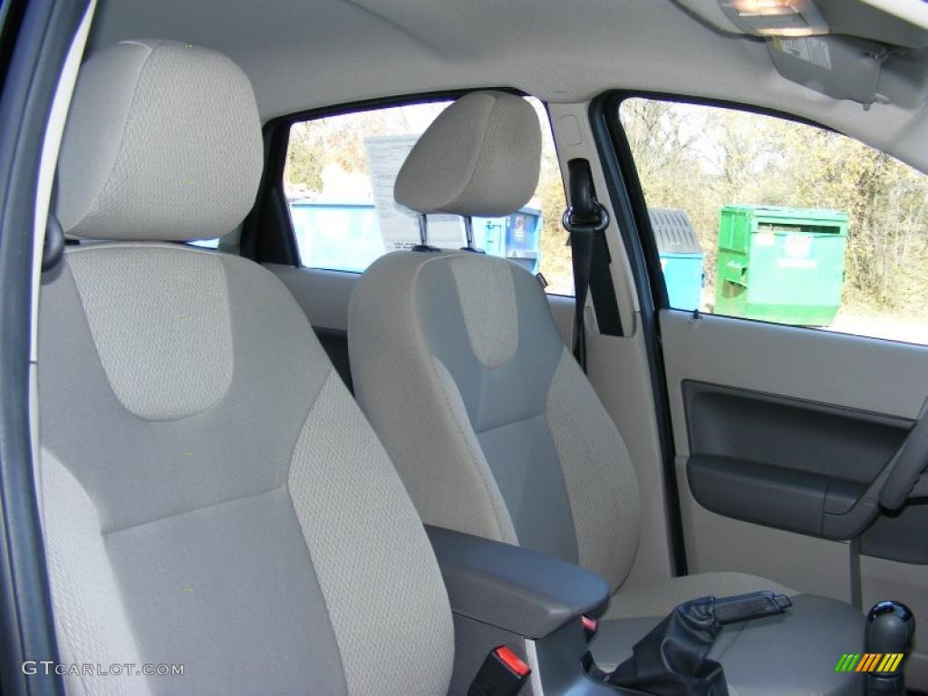 Medium Stone Interior 2008 Ford Focus S Sedan Photo #40877826