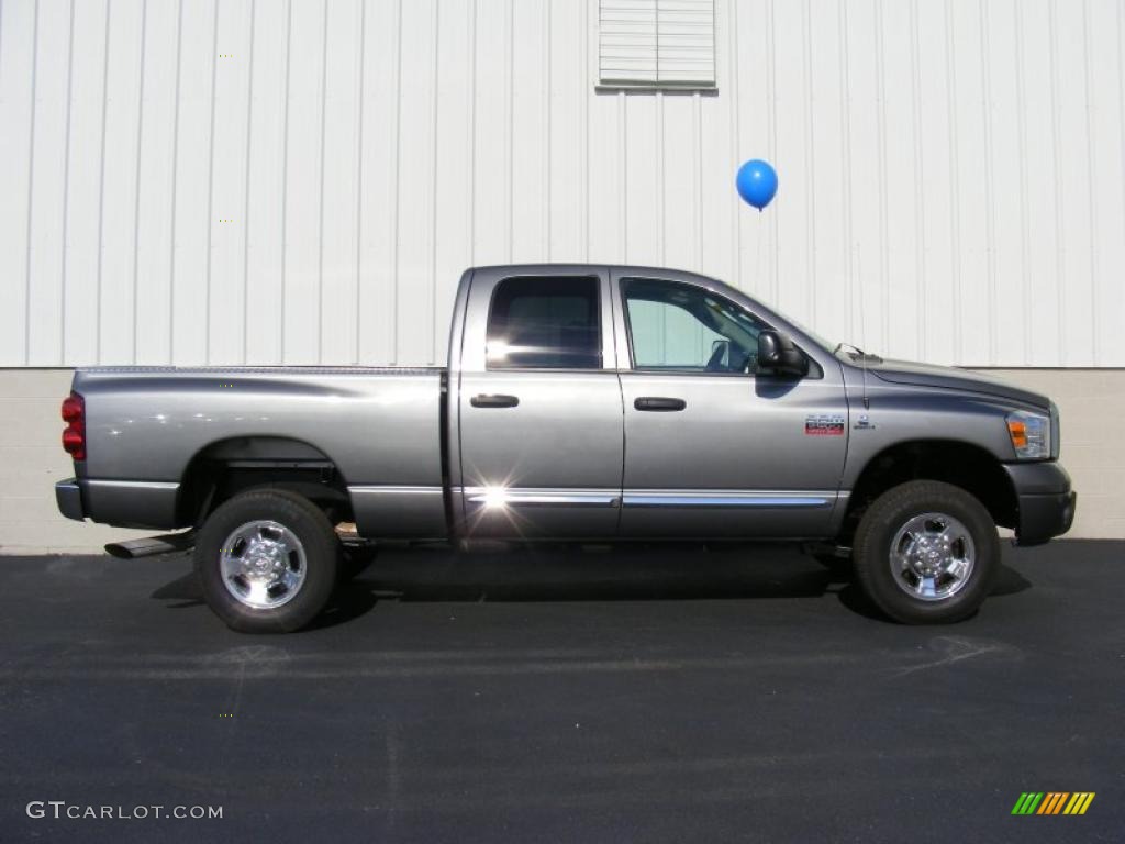 Mineral Gray Metallic 2008 Dodge Ram 2500 Laramie Quad Cab 4x4 Exterior Photo #40878110