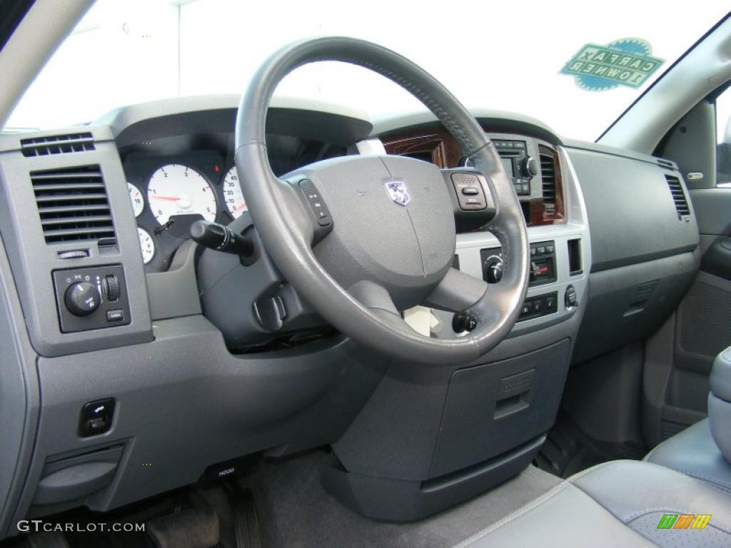 Medium Slate Gray Interior 2008 Dodge Ram 2500 Laramie Quad Cab 4x4 Photo #40878278