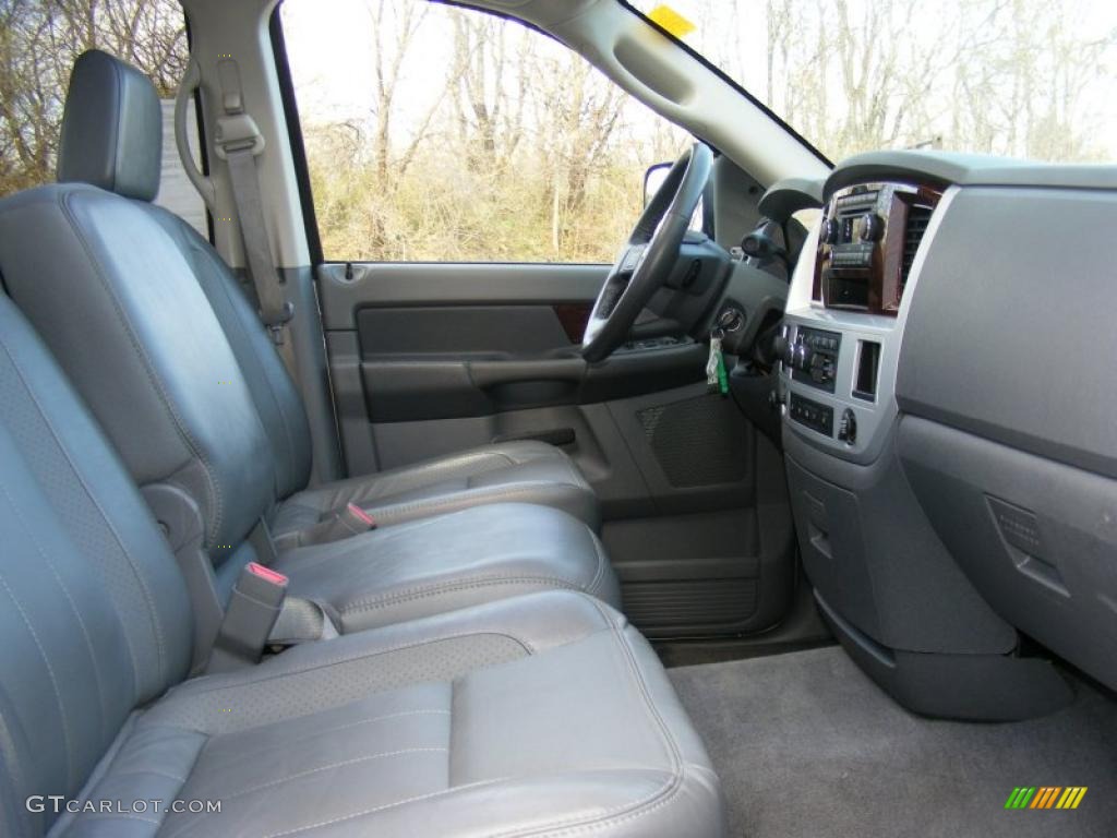 Medium Slate Gray Interior 2008 Dodge Ram 2500 Laramie Quad Cab 4x4 Photo #40878322