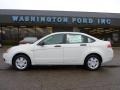 White Suede - Focus S Sedan Photo No. 1